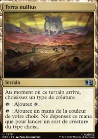 Terra nullius - Marvel Super Heroes Commander Decks
