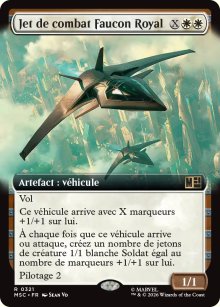 Jet de combat Faucon Royal - Marvel Super Heroes Commander Decks