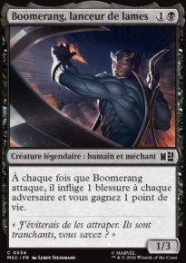 Boomerang, lanceur de lames - Marvel Super Heroes Commander Decks