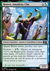 Brawn, Amadeus Cho - Marvel Super Heroes Commander Decks