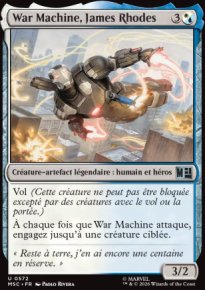 War Machine, James Rhodes - Marvel Super Heroes Commander Decks
