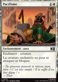Pacifisme - Marvel Super Heroes Commander Decks