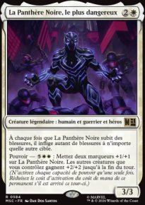 La Panth�re Noire, le plus dangereux - Marvel Super Heroes Commander Decks