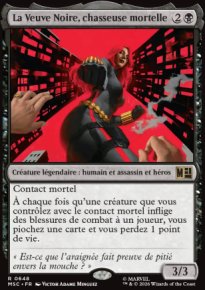 La Veuve Noire, chasseuse mortelle - Marvel Super Heroes Commander Decks
