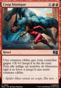 Coup bionique - Marvel Super Heroes Commander Decks