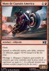 Moto de Captain America - Marvel Super Heroes Commander Decks