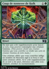 Coup de tonnerre de Hulk - Marvel Super Heroes Commander Decks