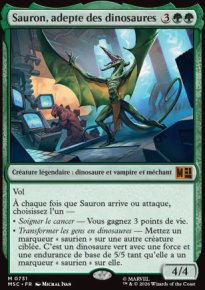 Sauron, adepte des dinosaures - Marvel Super Heroes Commander Decks