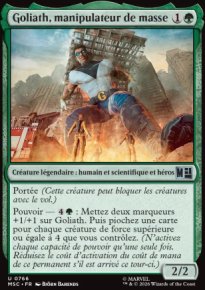 Goliath, manipulateur de masse - Marvel Super Heroes Commander Decks