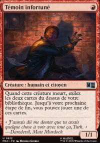 T�moin infortun� - Marvel Super Heroes Commander Decks