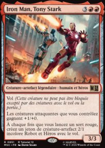 Iron Man, Tony Stark - Marvel Super Heroes Commander Decks