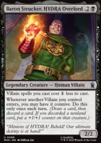 Baron Strucker, HYDRA Overlord - Marvel Super Heroes