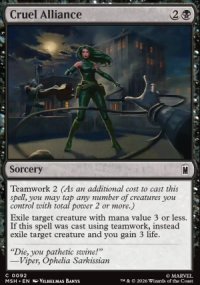 Cruel Alliance - Marvel Super Heroes
