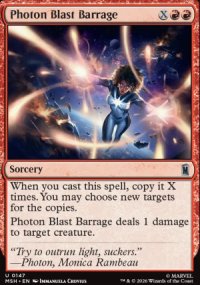 Photon Blast Barrage - Marvel Super Heroes