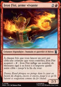 Iron Fist, arme vivante - Marvel Super Heroes