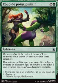 Coup de poing punitif - Marvel Super Heroes