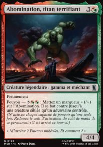 Abomination, titan terrifiant - Marvel Super Heroes