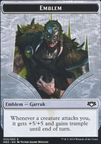 Emblem Garruk, Apex Predator - War of the Spark - Mythic Edition