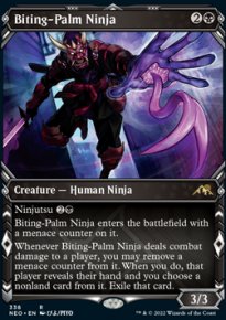 Biting-Palm Ninja 2 - Kamigawa: Neon Dynasty