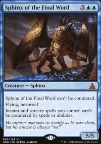 Sphinx of the Final Word - Oath of the Gatewatch