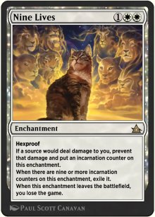 Nine Lives - Through the Omenpaths - Bonus sheet