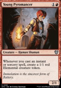 Young Pyromancer - Outlaws of Thunder Junction Commander Decks