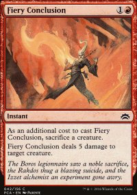 Fiery Conclusion - Planechase Anthology decks