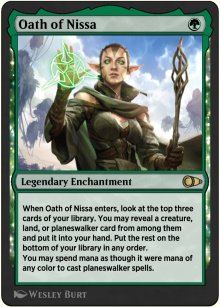 Oath of Nissa - Pioneer Masters