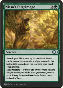 Nissa's Pilgrimage - Pioneer Masters