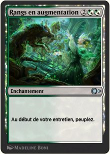 Rangs en augmentation - Pioneer Masters