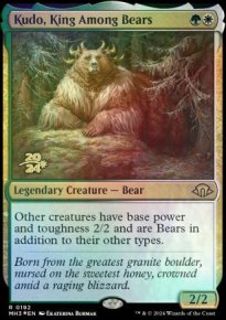 Kudo, King Among Bears - Prerelease Promos