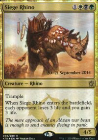 Rhinocéros de siège - 
