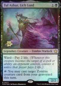 Zul Ashur, seigneuresse liche - Prerelease Promos