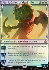 Ajani, meneur de la bande - Prerelease Promos