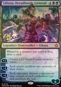 Liliana, gnrale de la Horde de l'effroi - Prerelease Promos