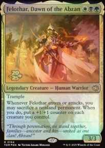 Felothar, Dawn of the Abzan - Prerelease Promos