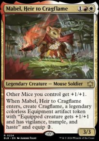 Mabel, hritire de Flamme du roc - Planeswalker symbol stamped promos