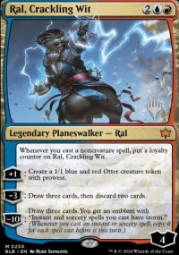 Ral, l'intellect crpitant - Planeswalker symbol stamped promos