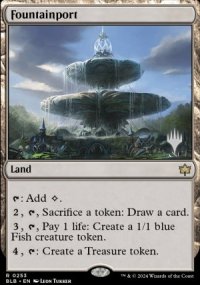 Port-Fontaine - Planeswalker symbol stamped promos