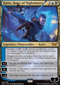 Kaito, flau des cauchemars - Planeswalker symbol stamped promos