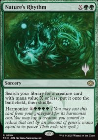 Nature's Rhythm - Planeswalker symbol stamped promos