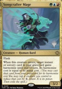 Songcrafter Mage - Planeswalker symbol stamped promos