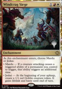 Windcrag Siege - Planeswalker symbol stamped promos
