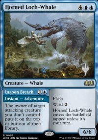 Baleine de loch  corne<br>Brche du lagon - 