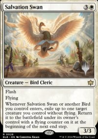 Cygne du salut - Planeswalker symbol stamped promos