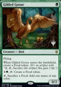 Gilded Goose - Planeswalker symbol stamped promos