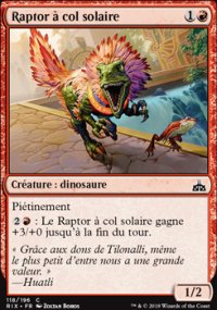 Raptor  col solaire - 
