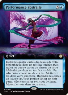 Performance abstraite - Secrets of Strixhaven Commander Decks