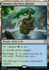 Bosquet pluvieux glissant - Secrets of Strixhaven Commander Decks