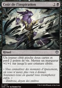 Co�t de l'inspiration - Secrets of Strixhaven